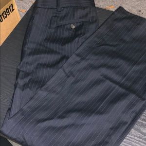 J.Crew Navy Blue pinstriped dress pants